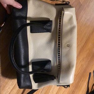 Kate spade outlet crossbody bag cream and black